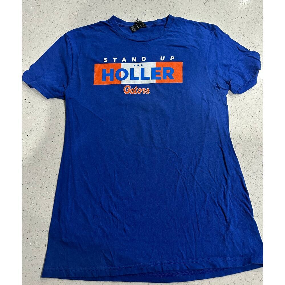 FLORIDA GATORS T-Shirt Men's S Blue Short Sleeve Crew Neck 100% Cotton Pepsi